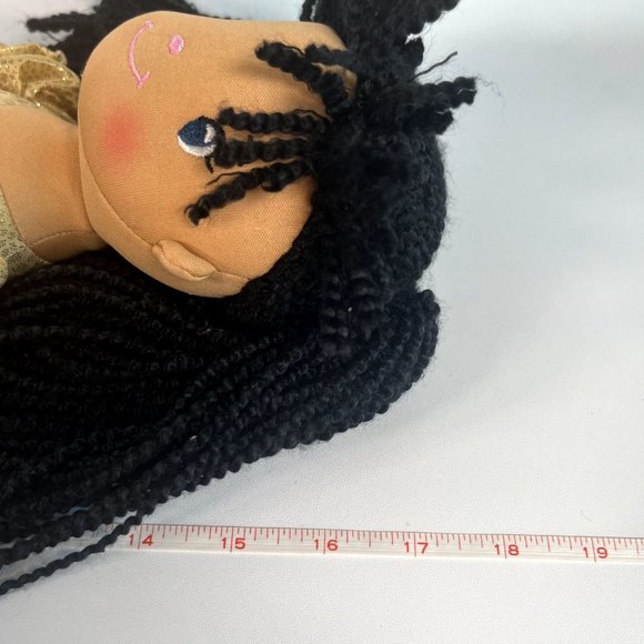 Linzy Toys 18'' Gold Addy Soft Plush Rag Doll Gold - Very, Very Good Condition - Picture 10 of 10